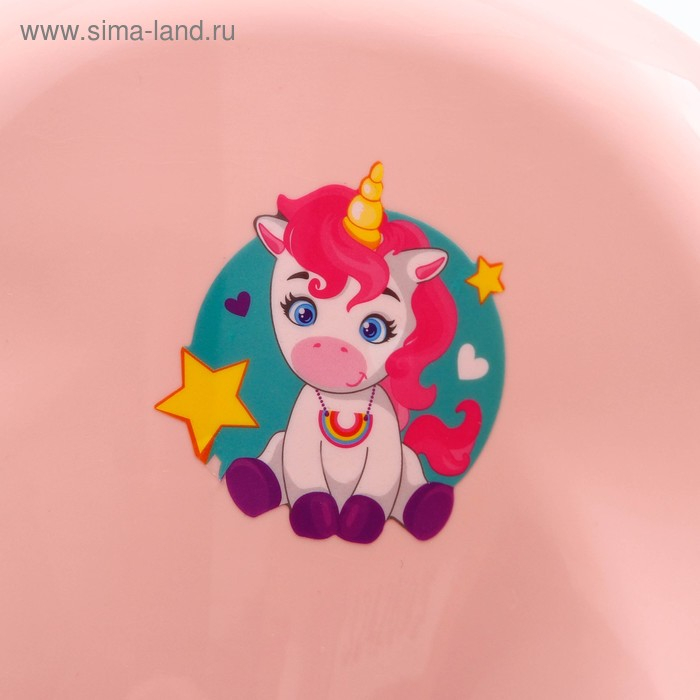 Детская накладка - сиденье на унитаз &laquo;Мишка&raquo; антискользящая, цвет розовый