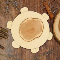 Подставка под горячее «Матрешка», D=20 см, можжевельник Подставка под горячее «Матрешка», D=20 см, можжевельник
