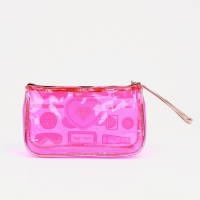 Косметичка на молнии, цвет малиновый Косметичка на молнии, цвет малиновый