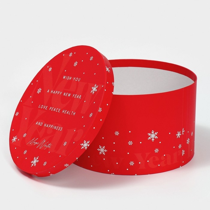 Набор коробок круглых 3 в 1 «Magic winter», 18 х 18 х 13 см, 20 х 20 х 14.5 см, 25 х 2, Новый год Набор коробок круглых 3 в 1 «Magic winter», 18 х 18 х 13 см, 20 х 20 х 14.5 см, 25 х 2, Новый год
