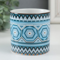 Вазон керамика "Калейдоскоп" 200 мл 7,3х7,3х7,3 см Вазон керамика "Калейдоскоп" 200 мл 7,3х7,3х7,3 см