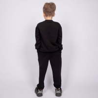 Комплект для мальчика (джемпер, брюки), цвет чёрный, рост 116 см