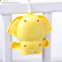 Подвеска музыкальная &laquo;Слоник&raquo;, заводная, на кроватку, коляску, цвет МИКС, Крошка Я