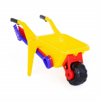 Песочный набор: тачка &laquo;Садовод&raquo;, лопата большая, грабли большие, цвета МИКС