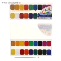 Акварель Луч "Классика", 18 цветов, с кистью Акварель Луч "Классика", 18 цветов, с кистью