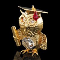 Сувенир &laquo;Сова&raquo;, 4,5&times;3,5&times;5,5 см, с кристаллами