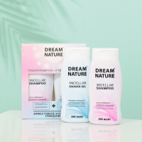 Подарочный набор косметики для женщин Dream Nature &laquo;Мицеллярный&raquo;: шампунь, 250 мл + гель для душа, 250 мл