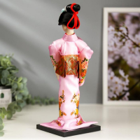 Кукла коллекционная "Японка в розовом кимоно с опахало" 25х9,5х9,5 см Кукла коллекционная "Японка в розовом кимоно с опахало" 25х9,5х9,5 см
