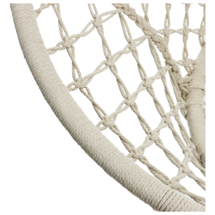 Гамак-кресло maclay, подвесное, плетёное, 60 х 80 см, цвет бежевый Гамак-кресло maclay, подвесное, плетёное, 60 х 80 см, цвет бежевый