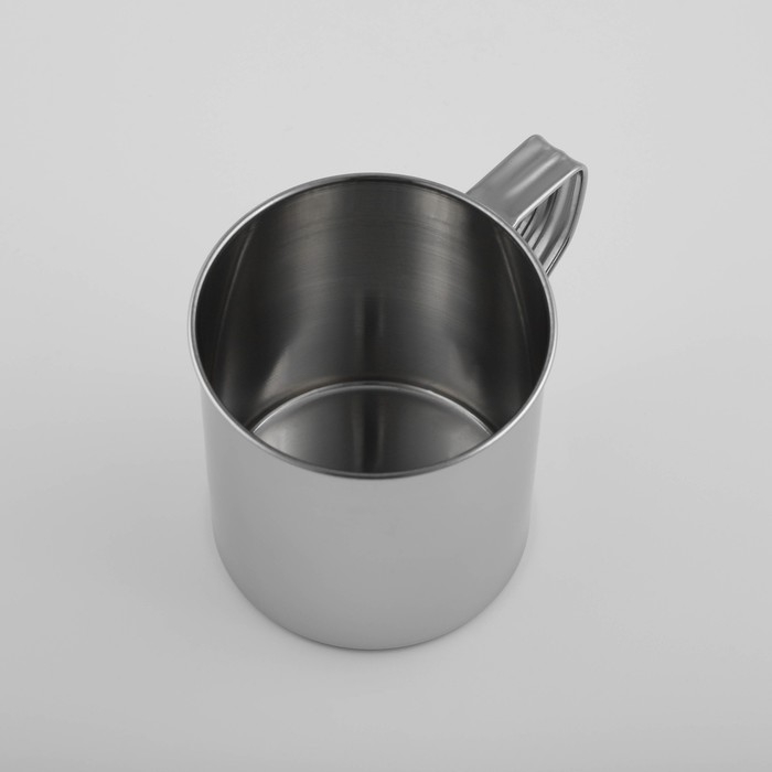 Кружка из нержавеющей стали Доляна &laquo;Индия&raquo; &laquo;Тарун&raquo;, 500 мл, 12&times;9&times;11 см, с крышкой