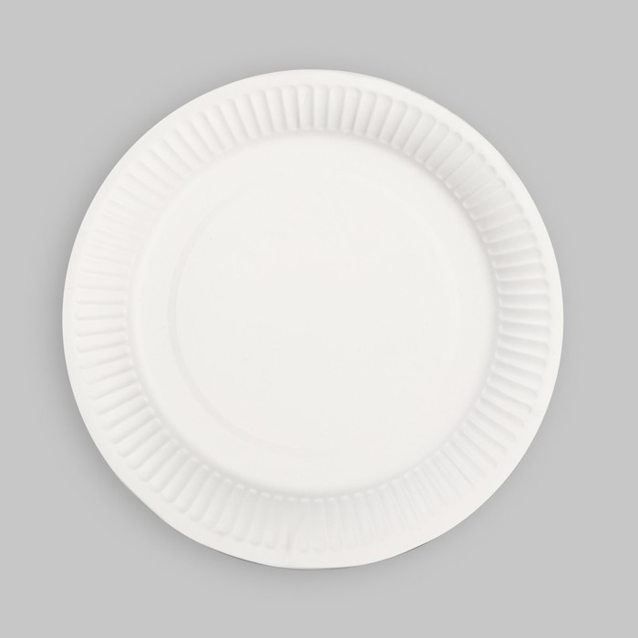 Тарелка одноразовая бумажная &laquo;Мексиканская вечеринка&raquo;, 18 см, набор 6 шт, на Хэллоуин