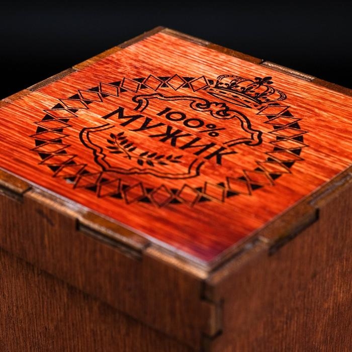 Стакан "Непробиваемый. 100%", с пулей, граненый, 250 мл