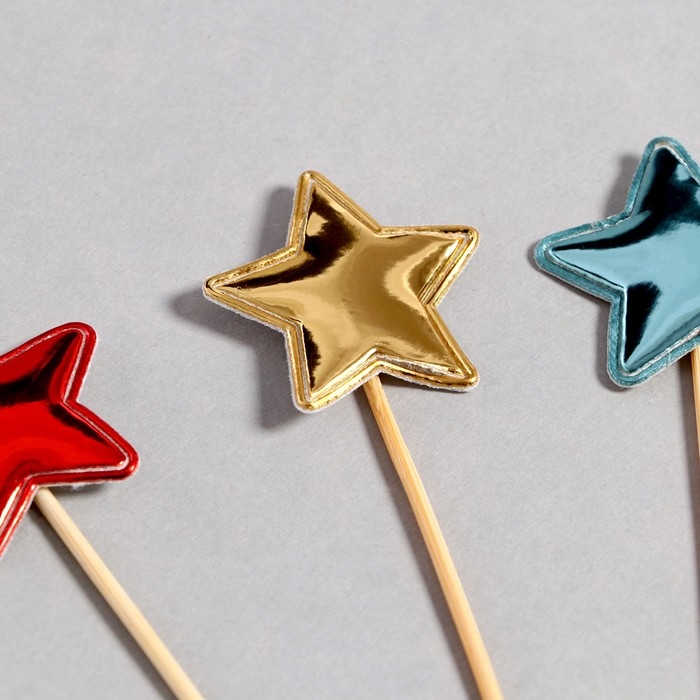 Шпажки «Звёздочки», 15 см, набор 24 шт Шпажки «Звёздочки», 15 см, набор 24 шт