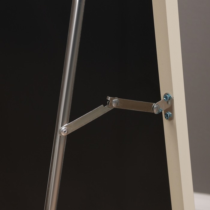 Зеркало интерьерное напольное, акрил, 40 х 150 см  белое,