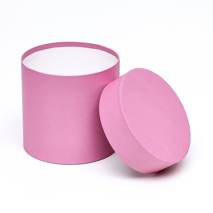 Набор шляпных коробок 5в1, розовый, 20 х 20 - 13 х 13 см Набор шляпных коробок 5в1, розовый, 20 х 20 - 13 х 13 см