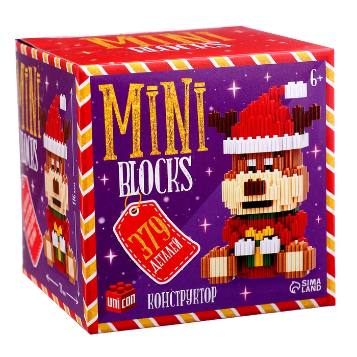 Конструктор Mini Blocks &laquo;Олень&raquo;, 379 деталей