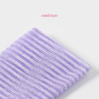 Мочалка для тела Доляна «Японская», 90 см, в полоску, цвет МИКС Мочалка для тела Доляна «Японская», 90 см, в полоску, цвет МИКС