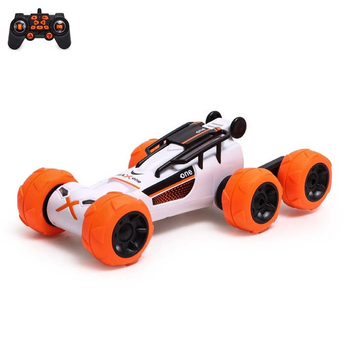 Перевёртыш радиоуправляемый &laquo;Акробат&raquo;, работает от аккумулятора, цвет белый