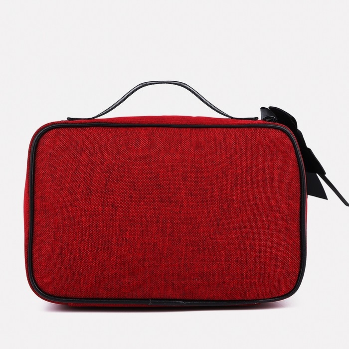 Косметичка на молнии, цвет бордовый Косметичка на молнии, цвет бордовый