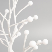 Светодиодный куст &laquo;Жемчужины&raquo; 45 см, 24 LED, постоянное свечение, батарейки ААх3 (не в комплекте), USB, свечение тёплое белое