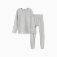 Термобельё мужское (джемпер, брюки) MINAKU, цвет светло-серый меланж, размер 48