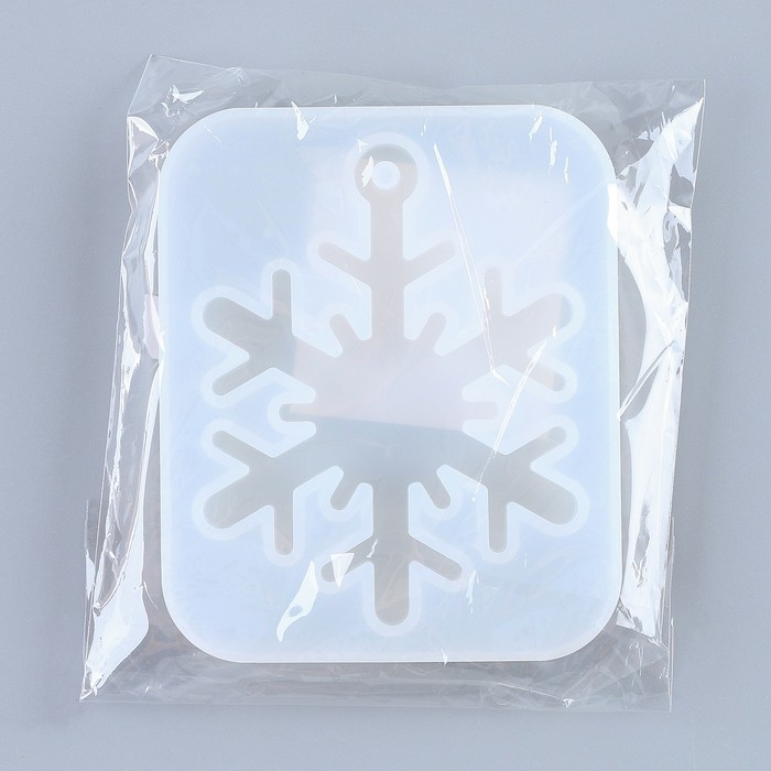 Форма силиконовая универсальная, подвеска «Снежинка» Форма силиконовая универсальная, подвеска «Снежинка»