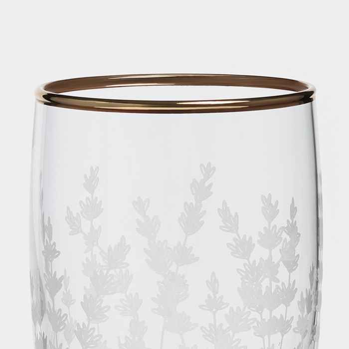 Набор стеклянных бокалов &laquo;Лаванда&raquo;, 170 мл, 6 шт