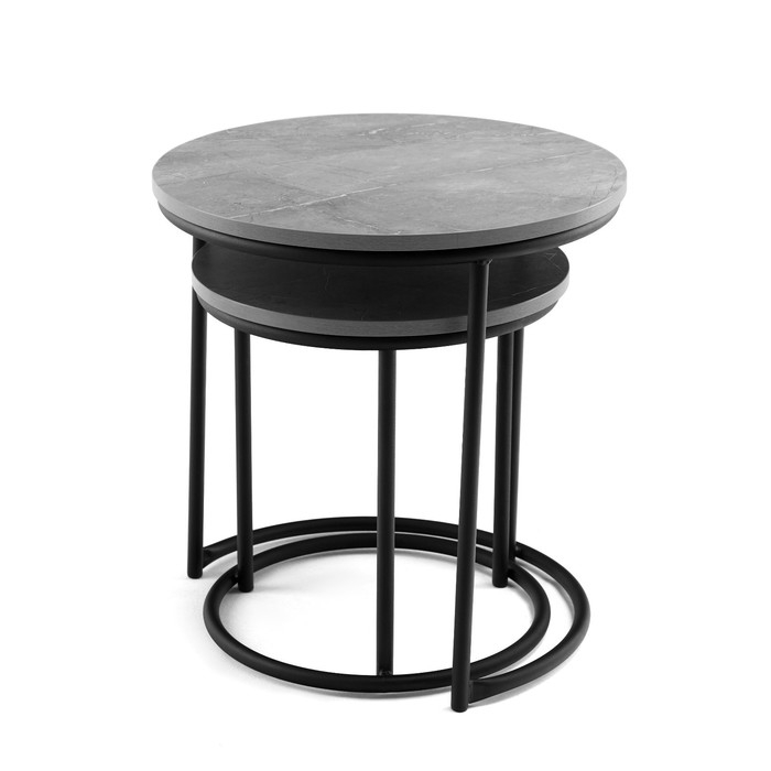 Столик журнальный "Матрешка", 500х500, Каспий темный