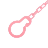 Держатель для соски - пустышки &laquo;Божья коровка&raquo;, на цепочке, цвет розовый