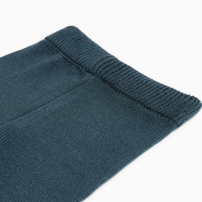 Комплект вязаный детский (джемпер, брюки), цвет изумрудный, рост 74