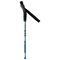 Комплект лыжный: пластиковые лыжи 180 см без насечек, стеклопластиковые палки 140 см, крепления NN75 мм, цвета МИКС