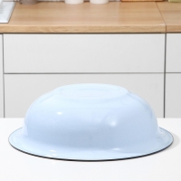 Таз эмалированный, 12 л, 46&times;13 см, индукция, цвет голубой