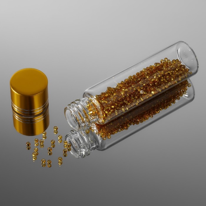 Баночки для хранения бисера, d = 2,2 &times; 8 см, 5 шт