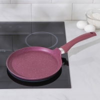 Сковорода блинная Trendy style, d=22 см, пластиковая ручка, антипригарное покрытие, цвет фиолетовый Сковорода блинная Trendy style, d=22 см, пластиковая ручка, антипригарное покрытие, цвет фиолетовый