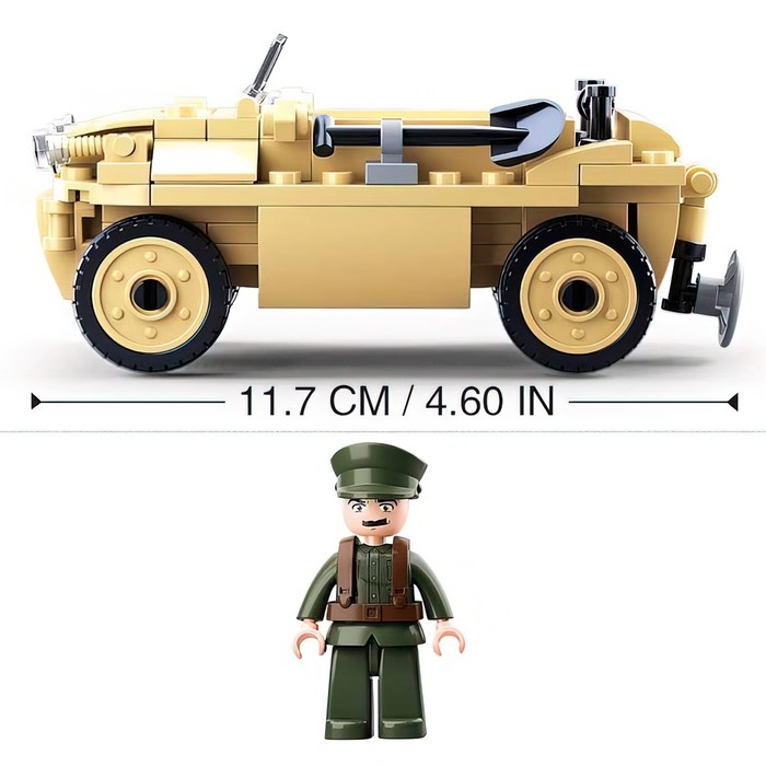 Конструктор &laquo;Армия. Офицерский джип&raquo;, 103 детали