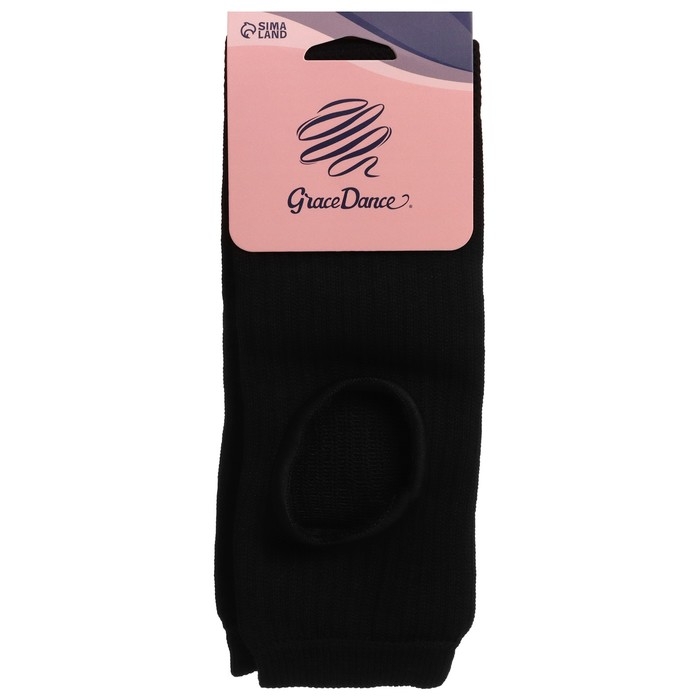 Голеностоп гимнастический Grace Dance, р. М, цвет чёрный