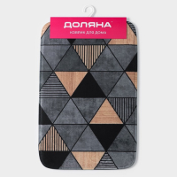 Коврик для ванной и туалета Доляна «Грэй», 40×60 см Коврик для ванной и туалета Доляна «Грэй», 40×60 см