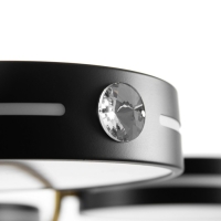 Люстра "Нестер" 6хLED 156Вт 3000-6000К черно-золотой 87х87х35 см BayerLux Люстра "Нестер" 6хLED 156Вт 3000-6000К черно-золотой 87х87х35 см BayerLux