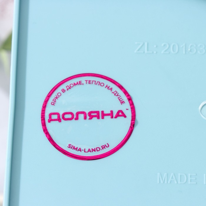 Корзина для хранения &laquo;Ажур&raquo;, 2 отделения, 13,3&times;8,3&times;13,2 см, цвет МИКС