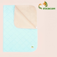 Пелёнка для животных многоразовая впитывающая, 70 х 100 см, мятная Пелёнка для животных многоразовая впитывающая, 70 х 100 см, мятная