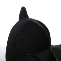 Рюкзак детский для мальчика, 23х20,5 см, отдел на молнии, цвет чёрный