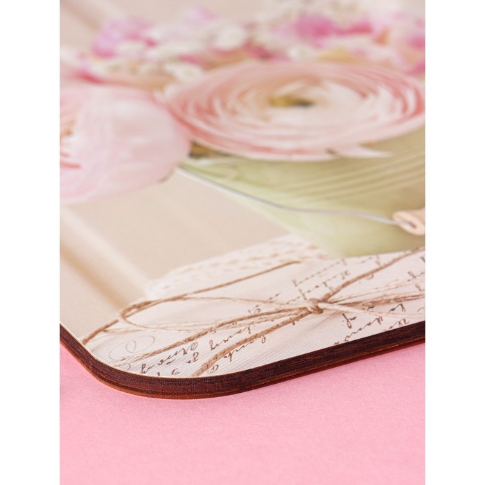 Доска разделочная деревянная Avanti-stile «Белые розы» Доска разделочная деревянная Avanti-stile «Белые розы»