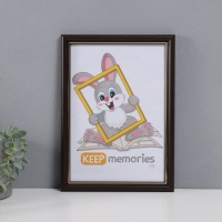 Фоторамка пластик "Пиксель" 21х30 см, венге Фоторамка пластик "Пиксель" 21х30 см, венге