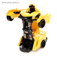 Робот инерционный &laquo;Автобот&raquo;, трансформируется при столкновении, цвета МИКС