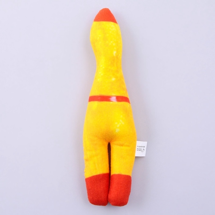 Игрушка для собак с пищалкой &laquo;&lrm;Курица&raquo;&lrm; из текстиля, 21 х 6,8 см