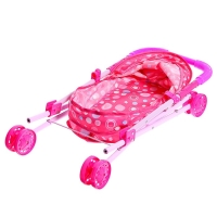 Коляска универсальная для кукол, со светом, металлический каркас