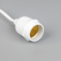 Гирлянда &laquo;Ретро белт-лайт&raquo; 10 м, IP54, УМС, белая нить, шаг 50 см, Е27 (без ламп), 220 В