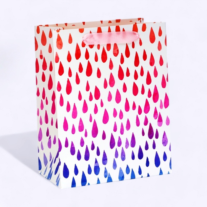 Пакет ламинированный &laquo;Капли&raquo;, MS 18 &times; 23 &times; 10 см