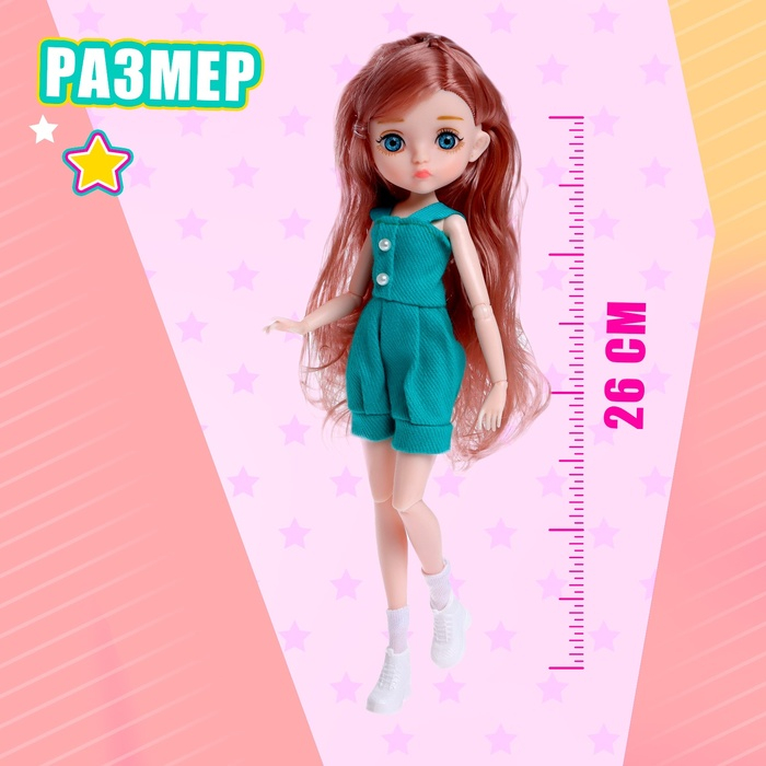 Кукла модная шарнирная «Маша» в платье, МИКС Кукла модная шарнирная «Маша» в платье, МИКС