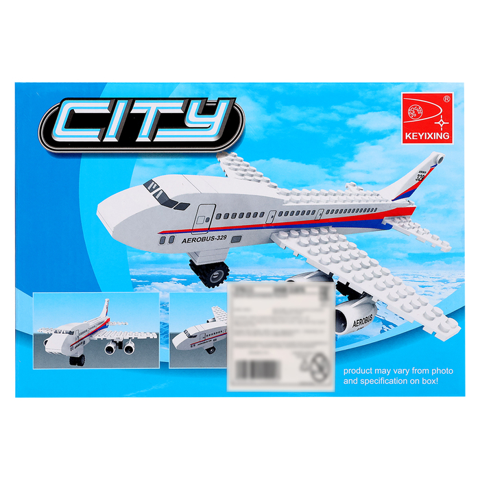 Конструктор &laquo;Пассажирский самолёт&raquo;, 78 деталей